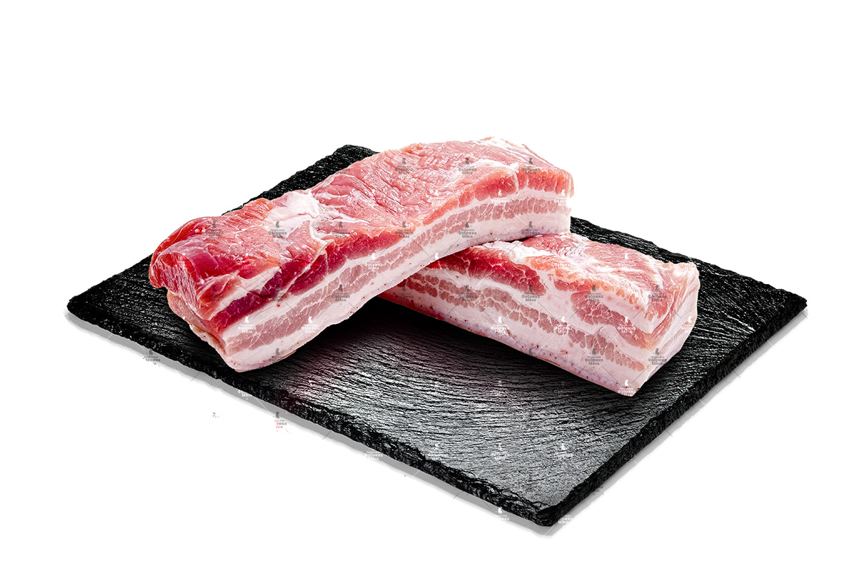 Грудинка свиная черный кабан Мясопродукт ~ 1-1.3 кг в шт